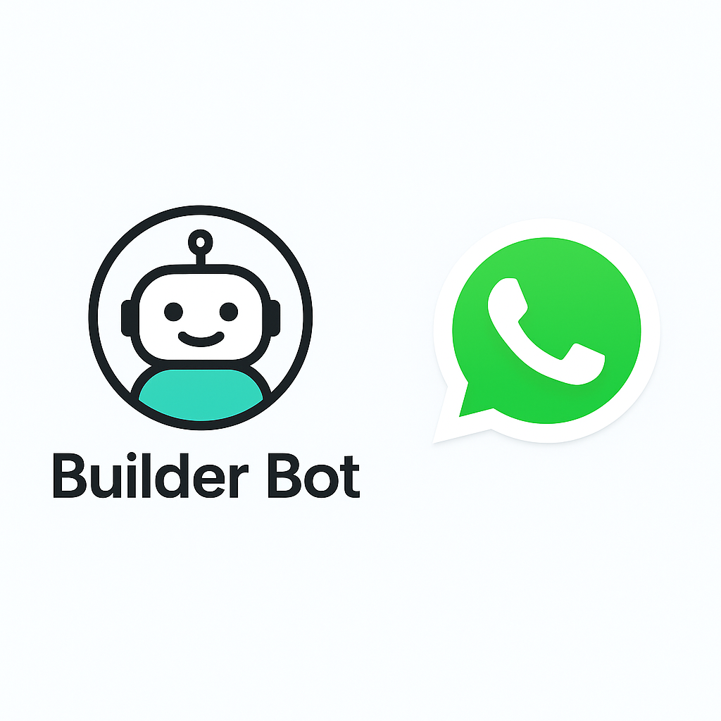 Captura de pantalla del bot de WhatsApp con Builder Bot
